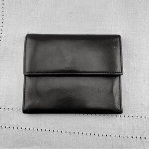 AUTHENTIC Prada leather wallet. Black.